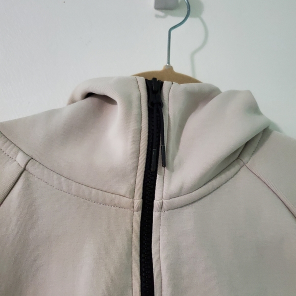 Nike | Shirts | Nike Sportswear Tech Fleece Cream Full Zip Hoodie | Poshmark